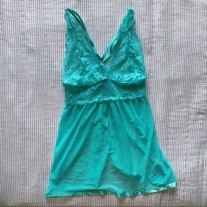 Never Worn Teal Lingerie Slip